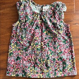 Hanna Andersson Multicolor Floral Kids Blouse